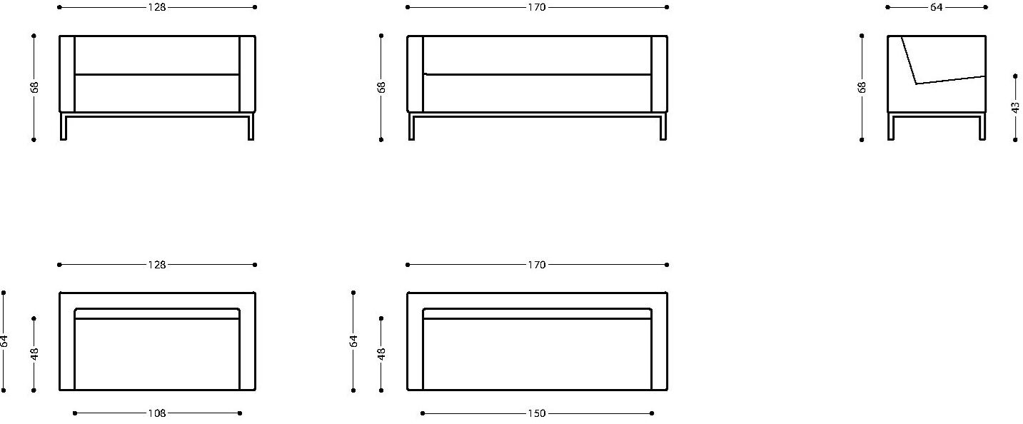 LAMM 2-х местный кожаный диван Polo sun-id-1371223 - Вид №2