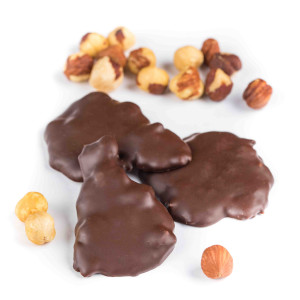 Фундучный бритл в темном шоколаде CACAOJET