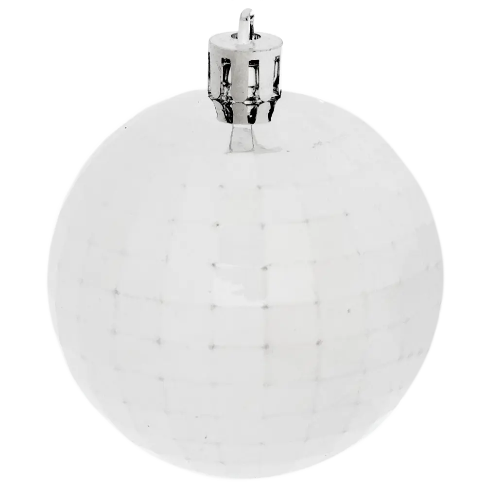 85156491 Елочный шар «Диско-шар» ø6 см пластик серебряный STLM-0952331 Santreyd 