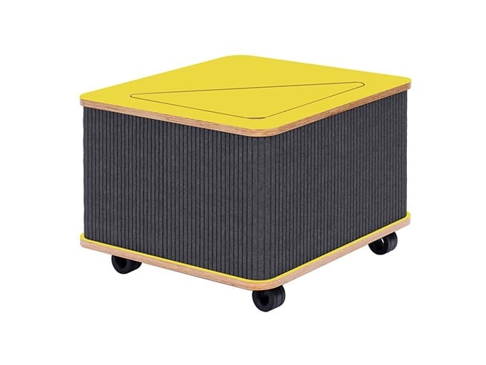 Низкий журнальный столик из войлока с колесами Askia THE CATCHER ARCH-00150503 - Вид №12