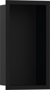 56095670 XtraStoris Individual Стеновая ниша Matt Black с дизайнерской рамкой 300/150/100 Hansgrohe