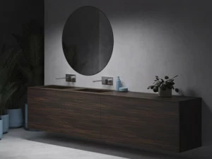 RILUXA Настенная тумба под умывальник из Corian® с ящиками