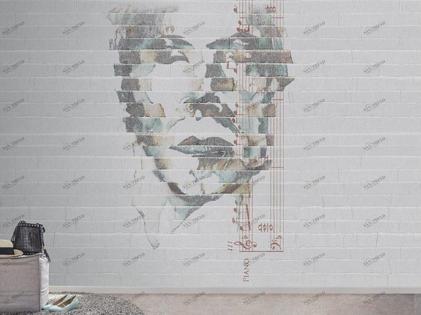 Tecnografica Водонепроницаемые обои под кирпич на флизелине Collezioni d'arte 57391