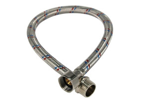 90336848 Гибкая подводка для воды 1/2" г/ш 250 см латунь STLM-0189991 ELKA