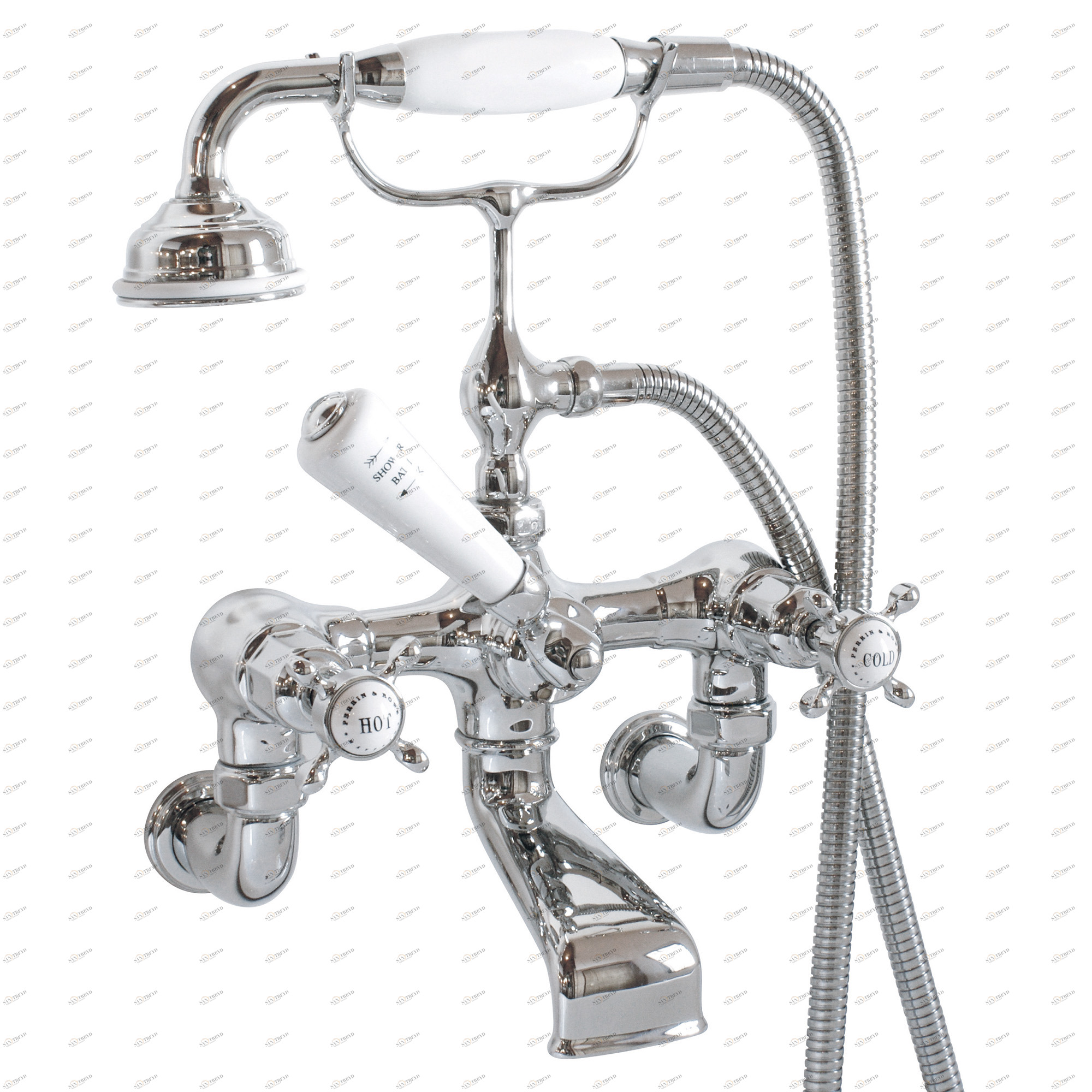 Traditional bathrooms CROSSHEAD 3/4 "смеситель для ванны и душа Pr3511/1bn 