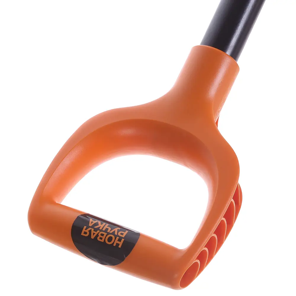 Лопата штыковая укороченная Fiskars SolidTM 81 см сталь, с черенком STLM-2126328 - Вид №3