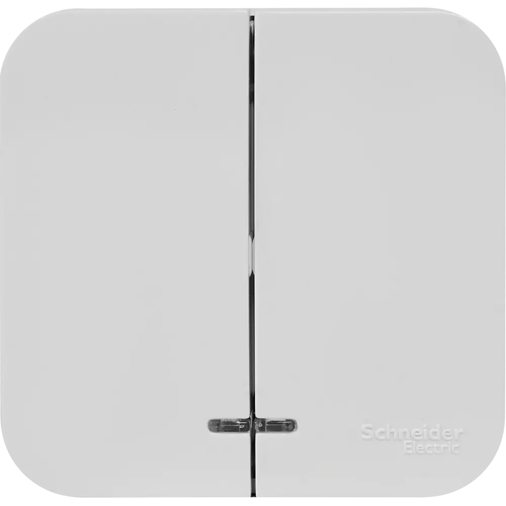 Выключатель накладной Schneider Electric Blanca 2 клавиши цвет белый SYSTEME ELECTRIC STLM-2065483 - Вид №1