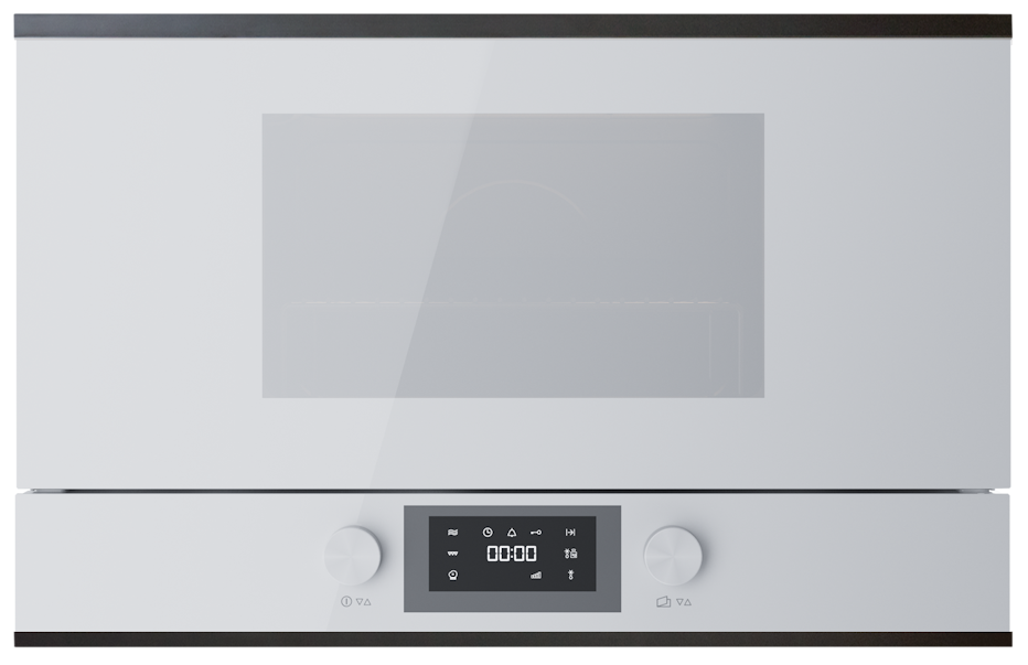 9256119 Встраиваемая микроволновая печь Kuppersbusch MR 6330.0 W2 Black Chrome белый STDN-0105036