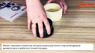 IS3648 Полумуфта зубчатая с длинной ступицей SG0L055 ISKRA