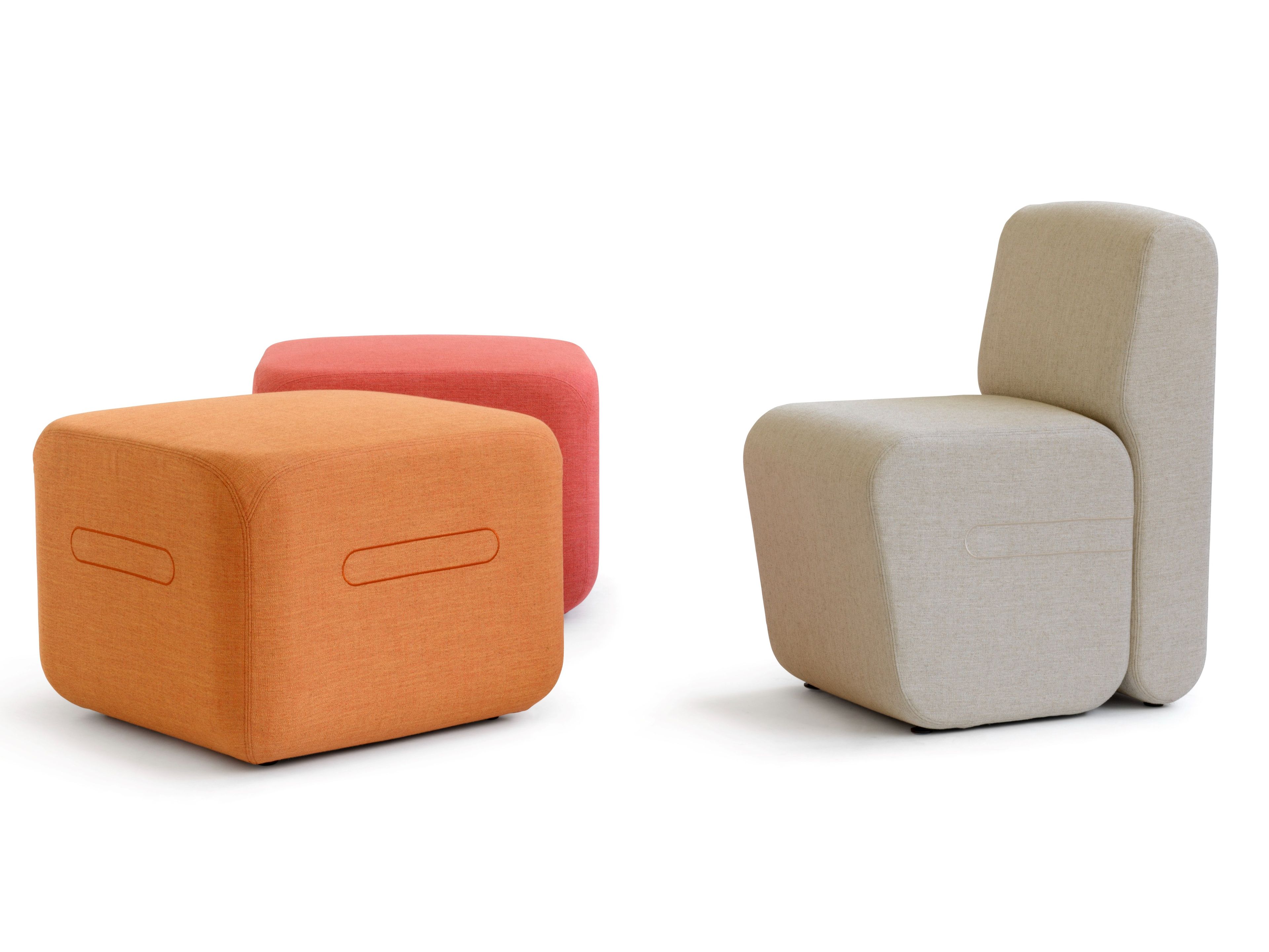 Квадратный пуф из ткани Bla Station ARCH-00129486 - Вид №20