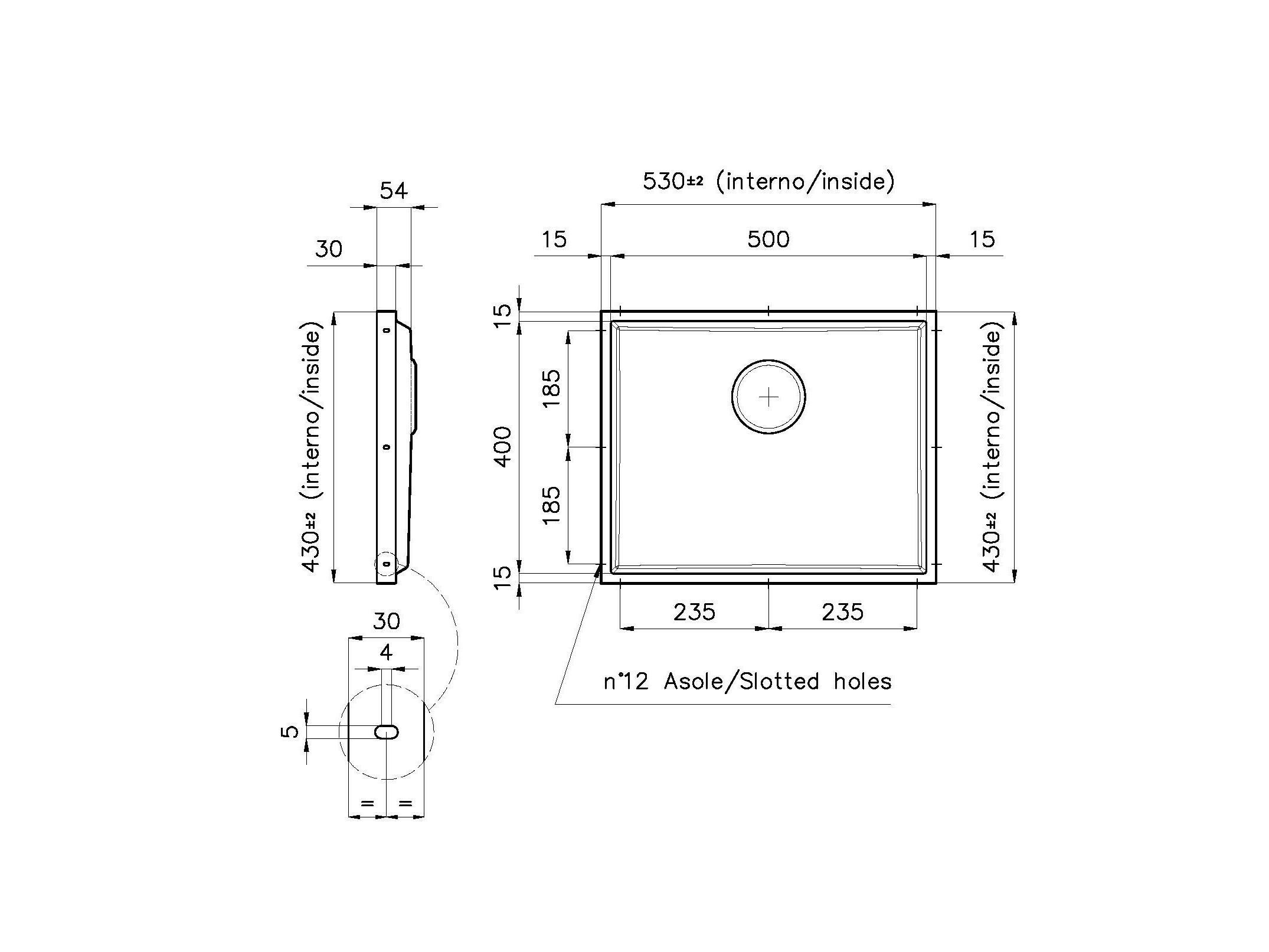 Раковина из нержавеющей стали Foster Phantom ARCH-00013388 - Вид №2