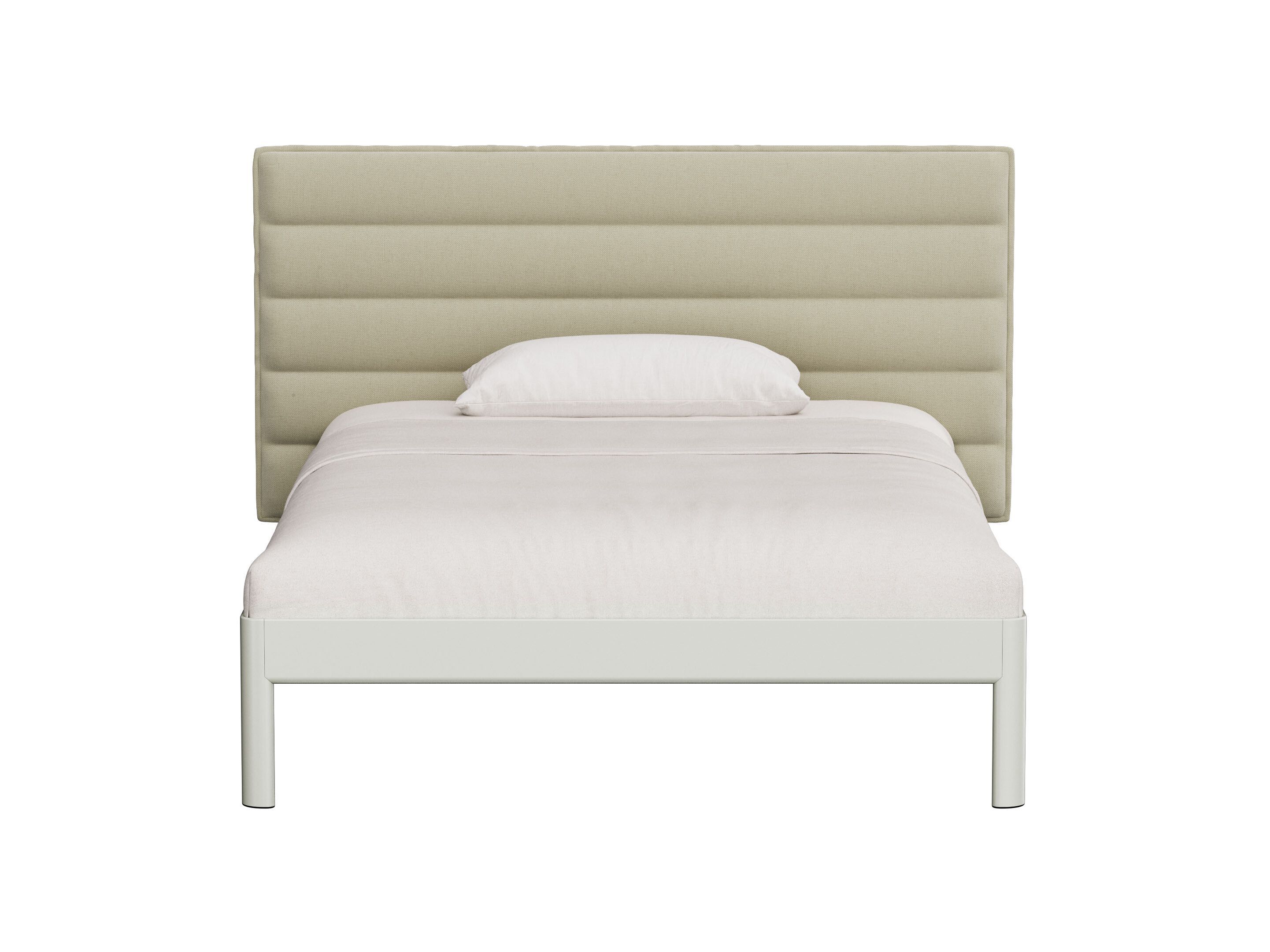 Алюминиевая кровать с мягким изголовьем Noah Living Heia ARCH-00003550 - Вид №1