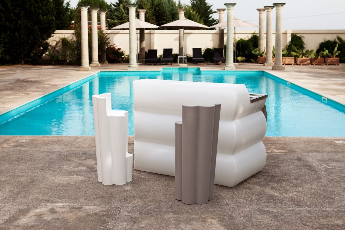 Высокий стул из полиэтилена Kloris BACH ARCH-00079411 - Вид №4