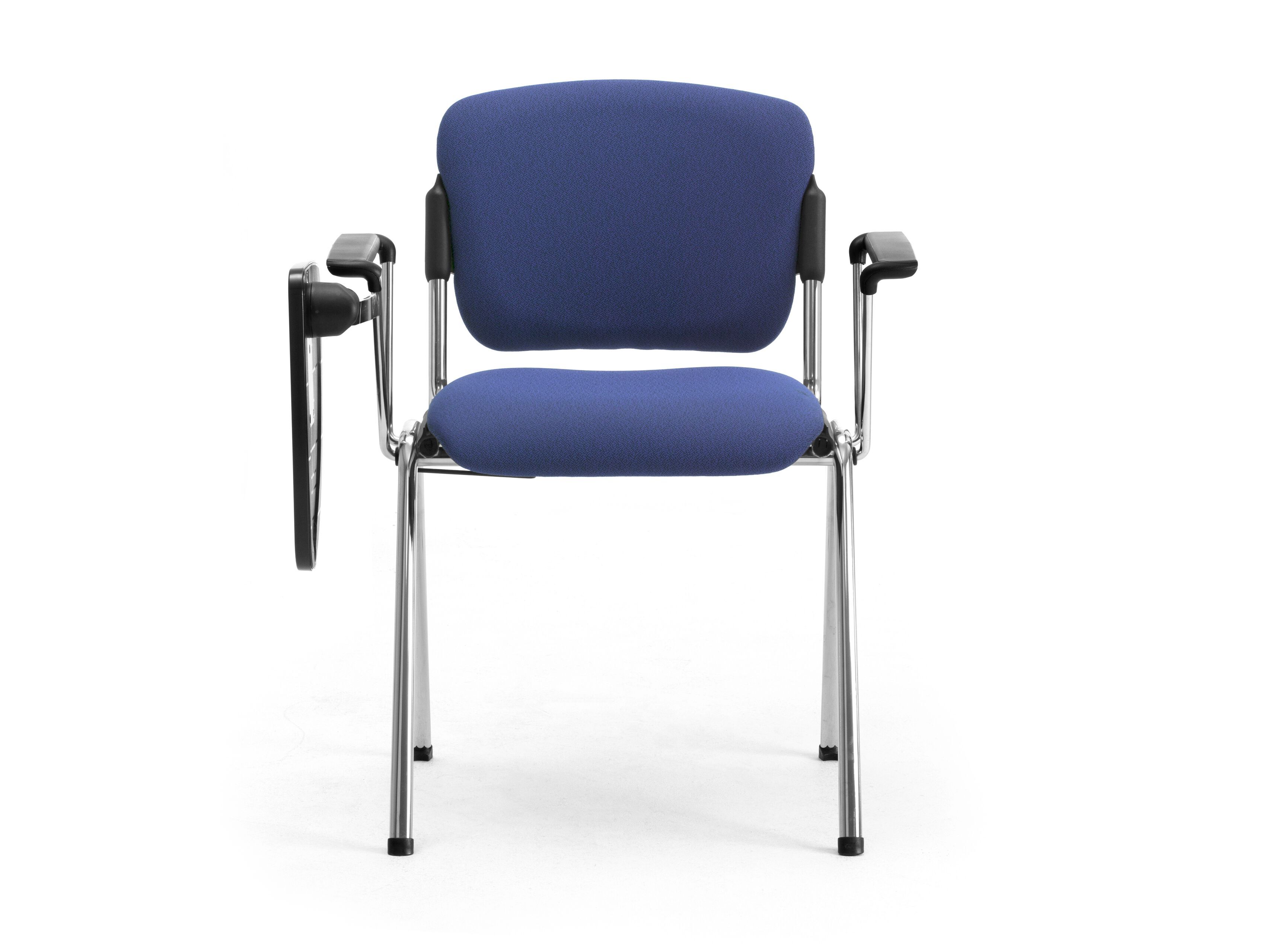 Стул конференции из хромированной стали и ткани Leyform ARCH-00008628