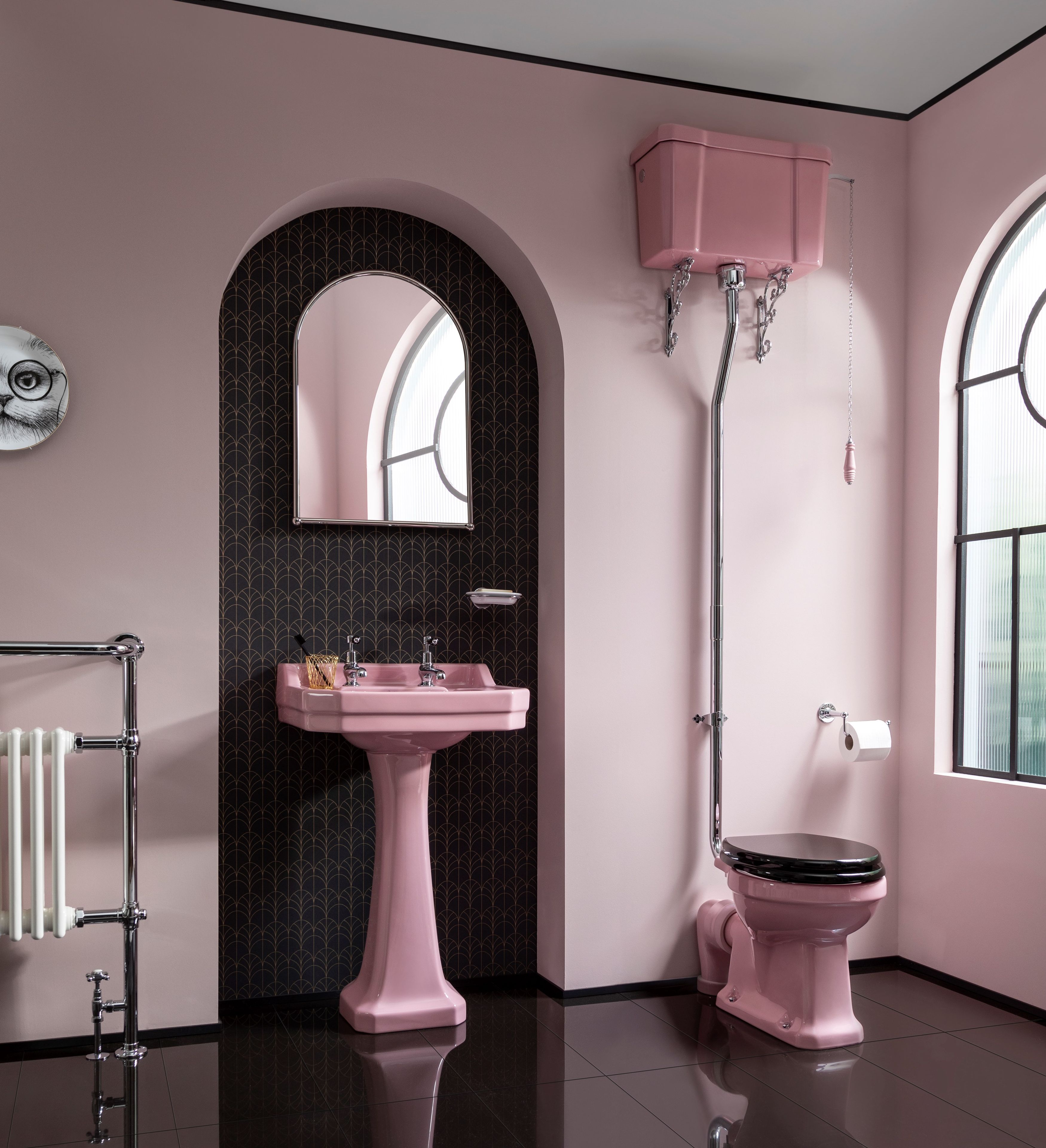 Напольный туалет с внешней кассетой Burlington На заказ ARCH-00043051 - Вид №1