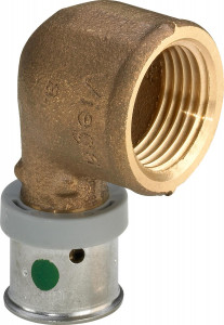 Viega Угольник переходной 90° Pexfit Pro 4714.1 (607838)