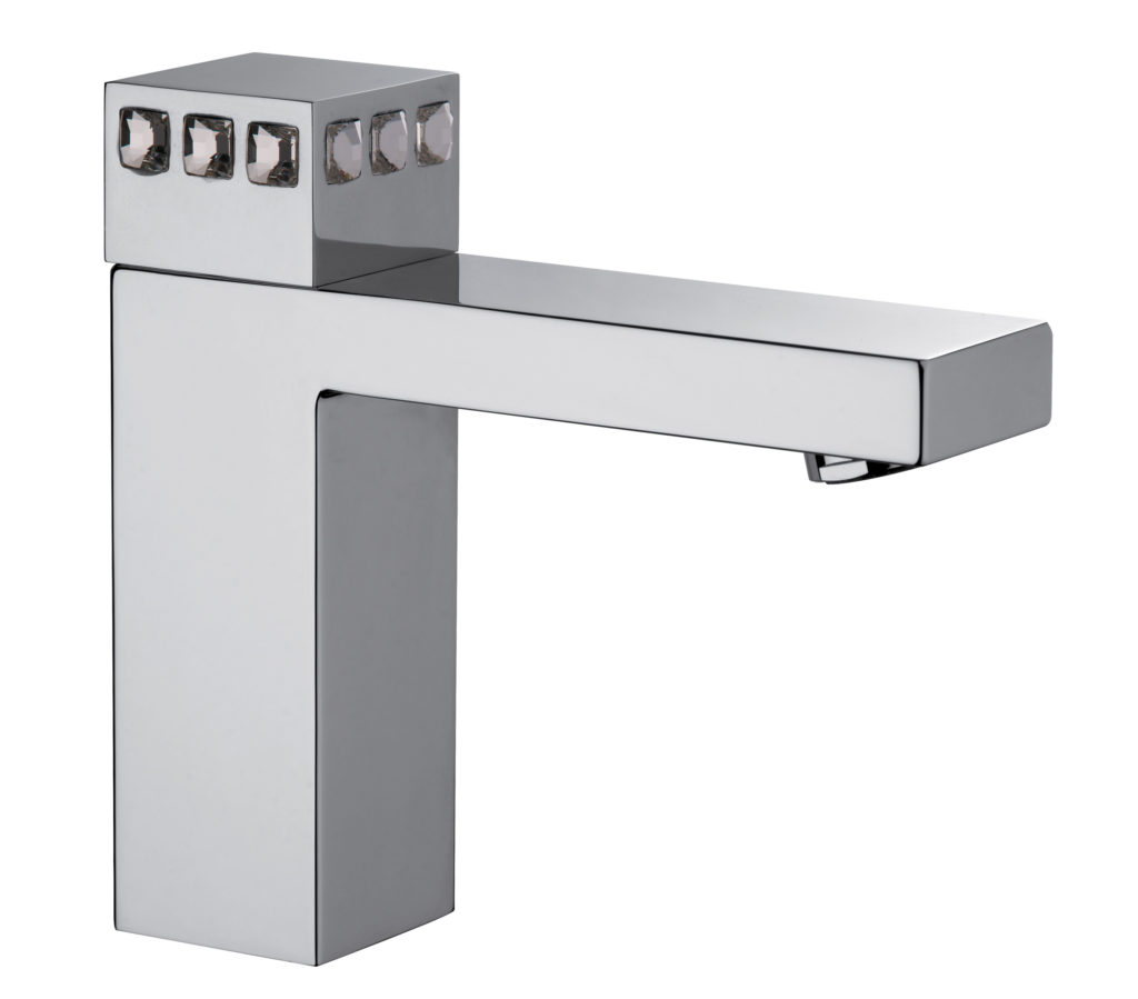 3P521 Смеситель для раковины со сливом clic-clac и прогрессивным картриджем. Bongio Pure Glam