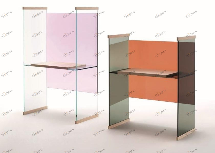 Glas Italia Прямоугольный стол из хрусталя Diapositive sun-id-1429206