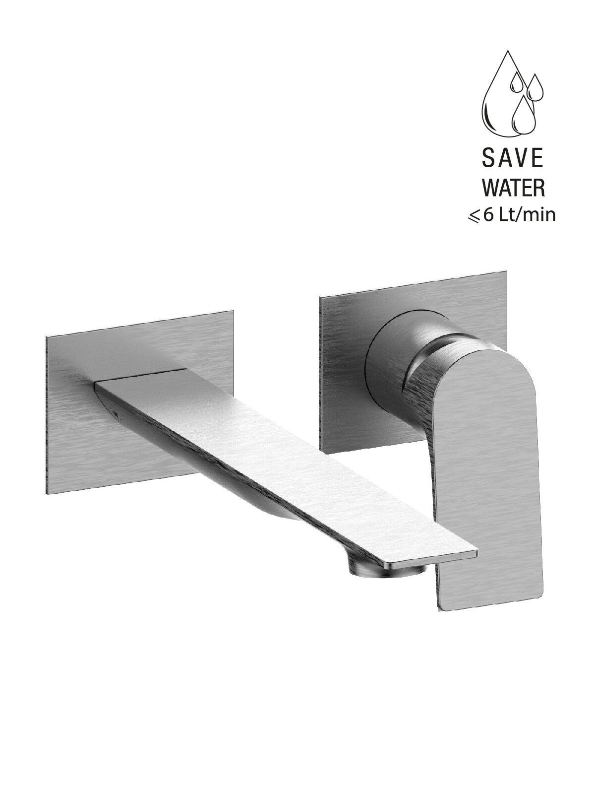 Настенный смеситель для раковины с ограничителем расхода Rubinetterie Frattini Нарцисс ARCH-00103865 - Вид №10