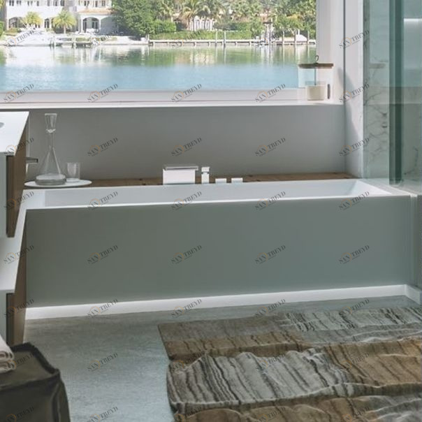 Design Ванна из Corian 1800x800x500 Box Tub белая MOMA Design BXT3011800