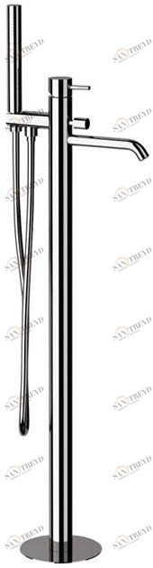 Remer Rubinetterie Смеситель для ванны напольный с переключателем и ручным душем X style X 08
