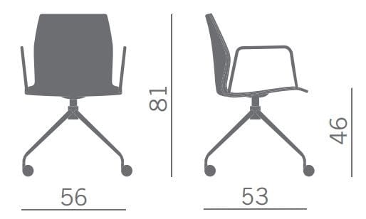 Операционный офисный стул Kastel Kalea ARCH-00027845 - Вид №5