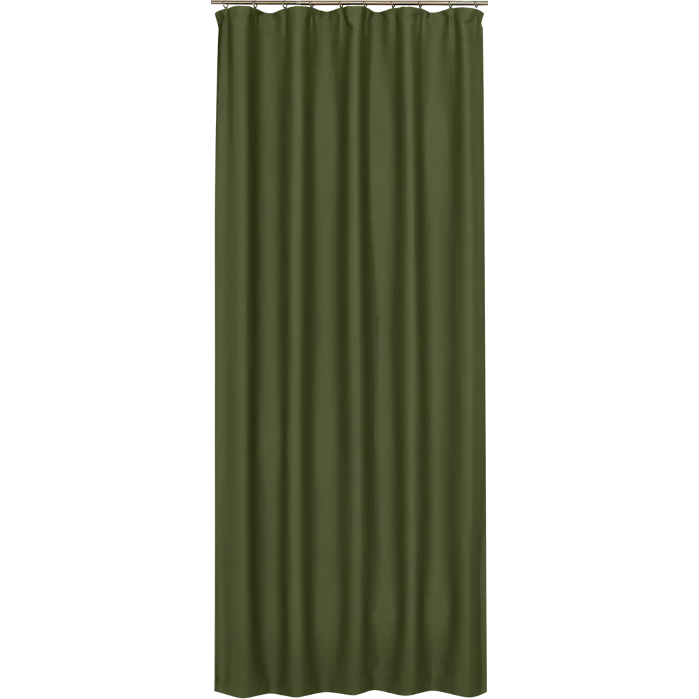 Штора на ленте блэкаут Ален 140x270 см цвет хаки ТОРГОВЫЙ ДОМ ТЕКСТИЛЬ STLM-2019544 - Вид №1