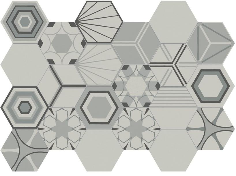 Marca Corona Настенная / напольная плитка из керамогранита с эффектом энкаустики Paprica sun-id-1357298 - Вид №6