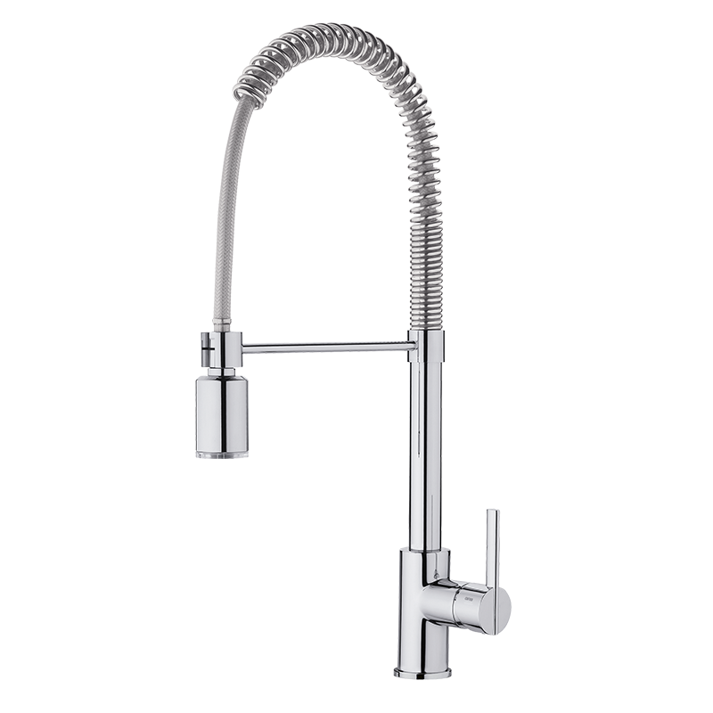 998500 BASIC/PREMIUM Semi-Professional носик Вечной Смеситель для мойки с Led Хром GRB MIXERS 