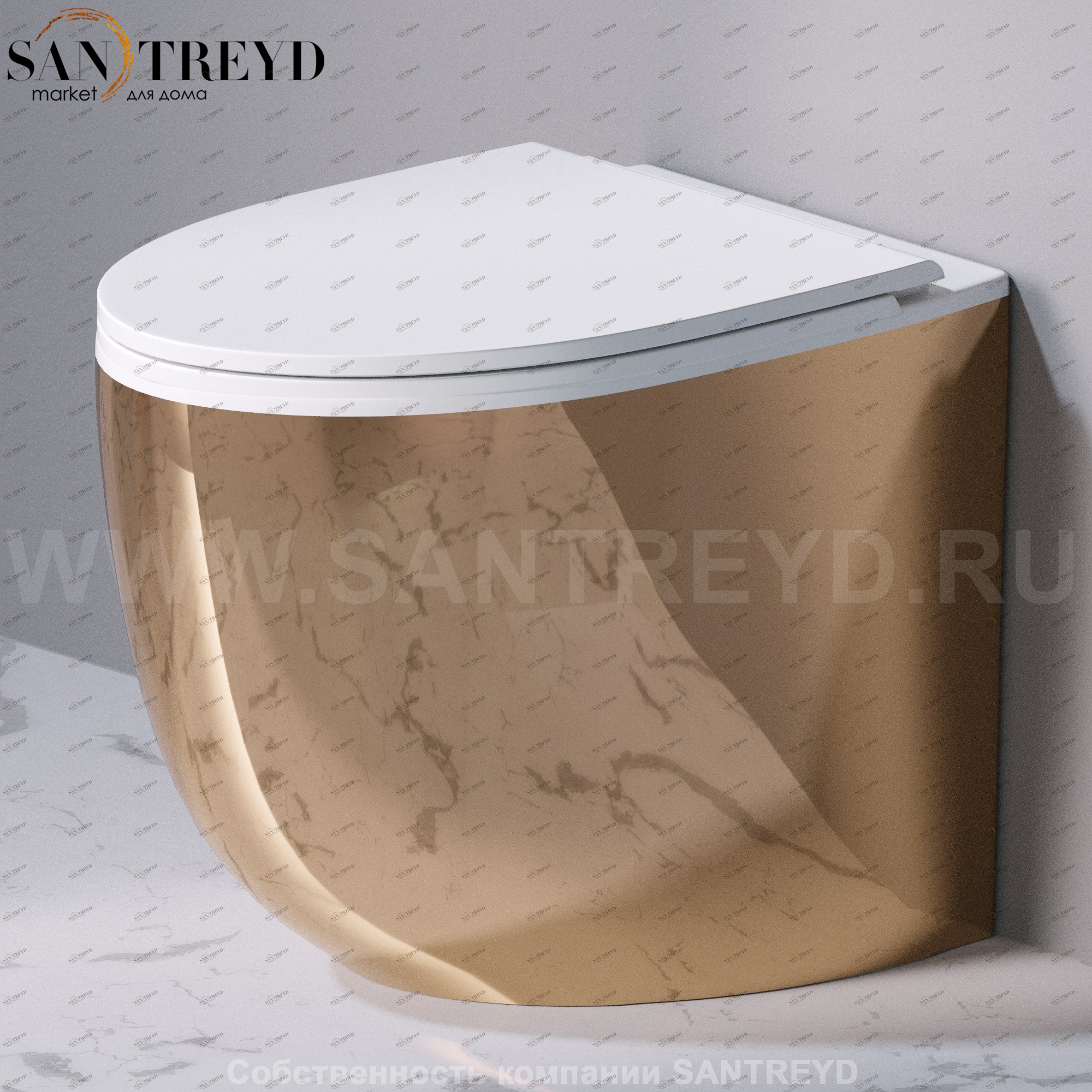 S557T0R0V7.255 Приставной унитаз напольный Белый A. e T. Italia Dot Италия AeT ITALIA DOT 2.0