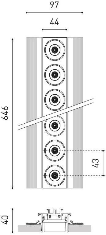 Arkoslight Линейный световой профиль из алюминия для светодиодных модулей Black foster custom sun-id-1453801 - Вид №39
