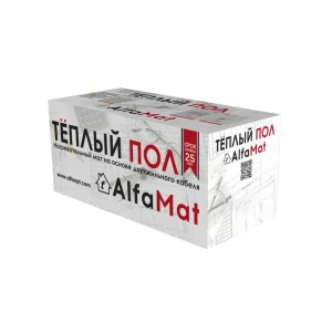 91837243 Нагревательный мат для теплого пола Alfaopt 9 м² 1350 Вт STLM-1431658