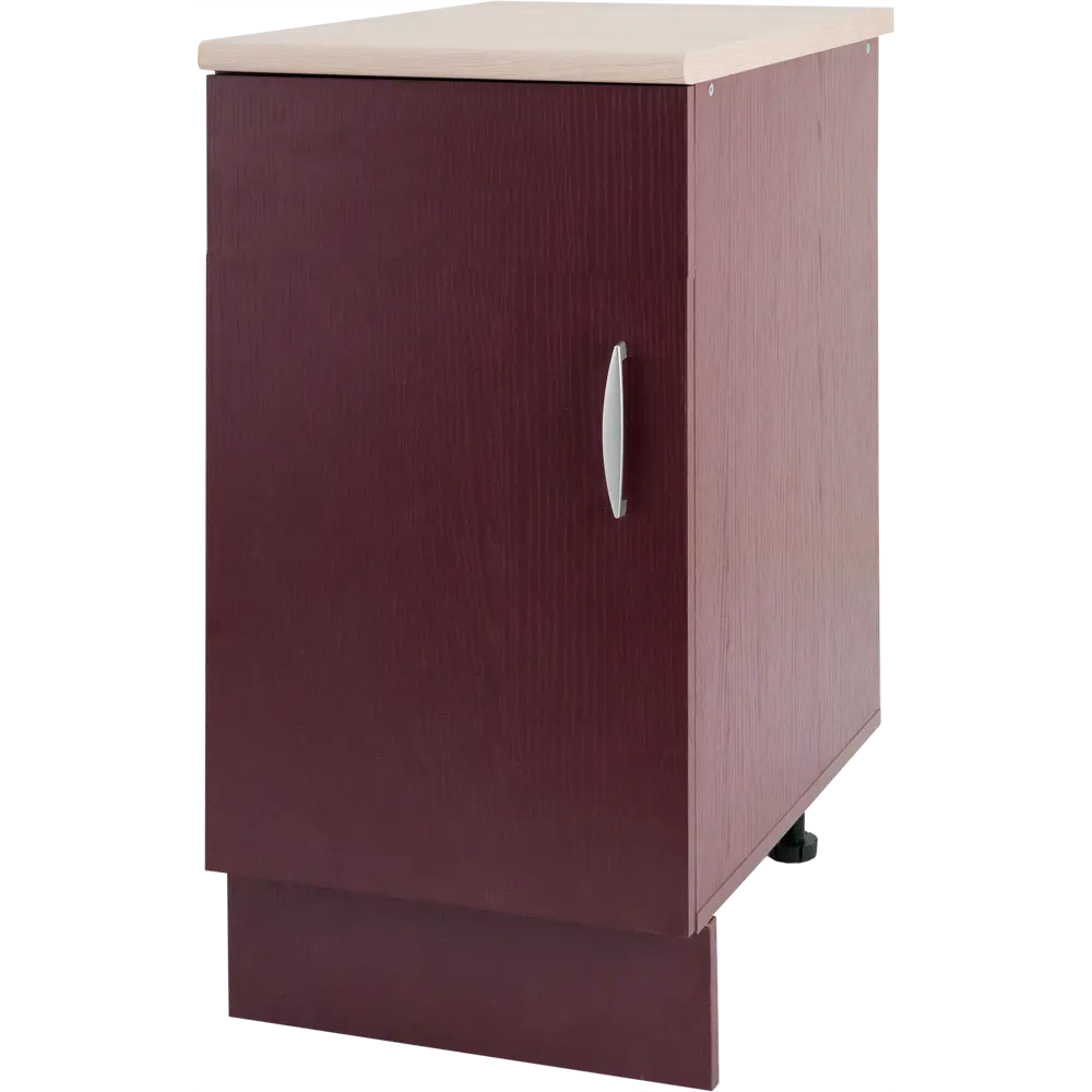 Шкаф напольный «Бургун» 85.2x50 см, ЛДСП, цвет бургун Santreyd STLM-2189077