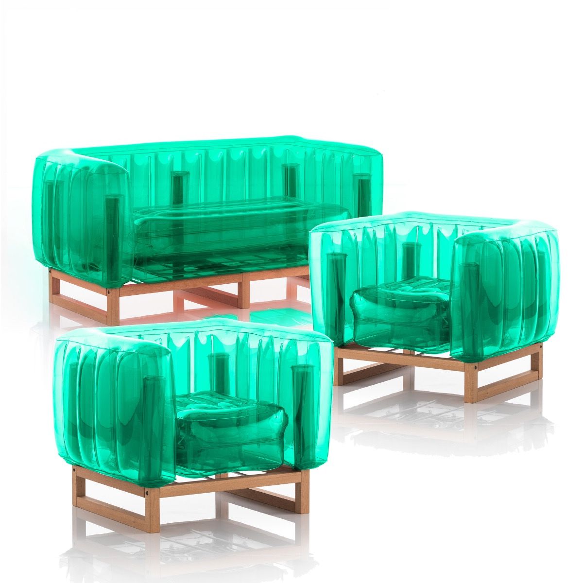 MOJOW Деревянная садовая мебель Yomi Eko Зеленый SY2FY1CYCB03VC