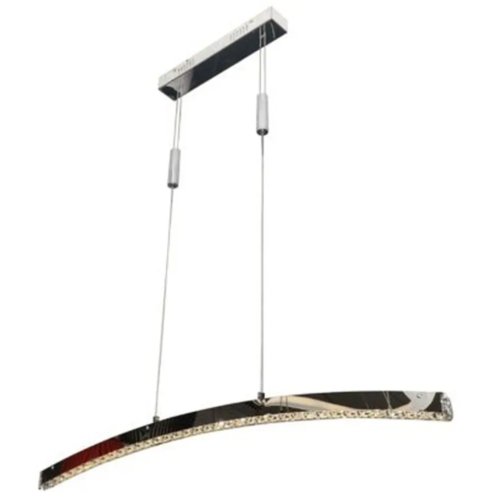 Подвес Inspire Gloss LED 22 Вт, 2200 Лм, сталь/стекло 17896632 STLM-2193319 