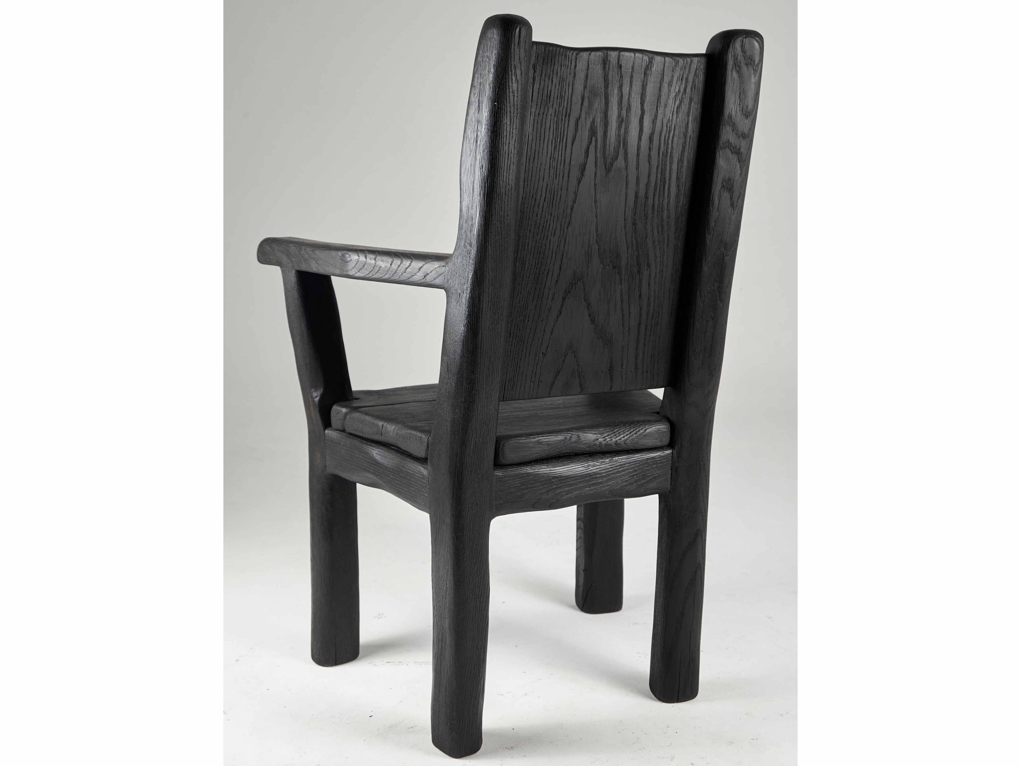 Дубовый стул с подлокотниками Logniture Leszy ARCH-00126037 - Вид №4