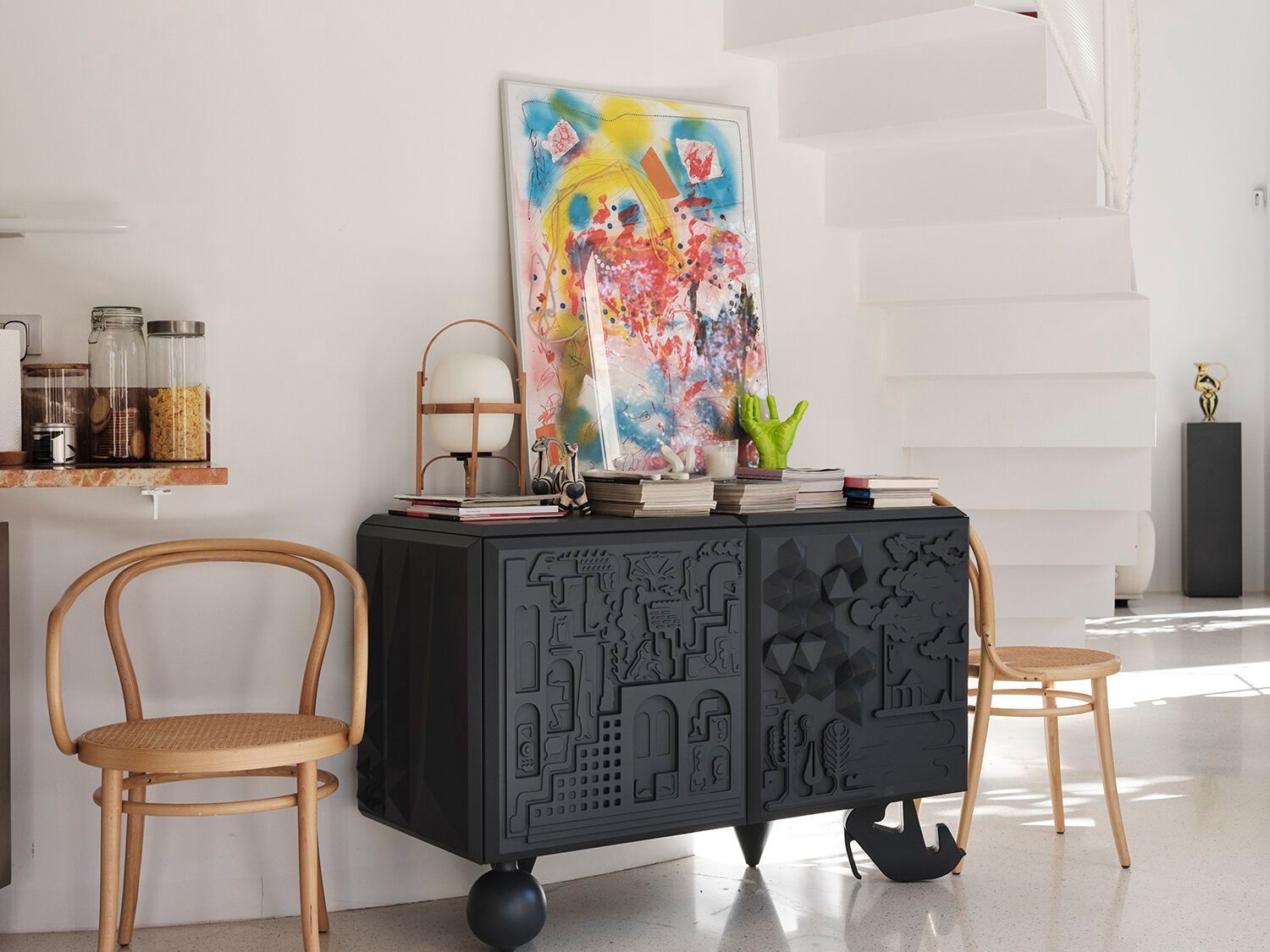 Шкаф из МДФ с распашными дверями BD Barcelona TOUT VA BIEN ARCH-00070517 - Вид №6