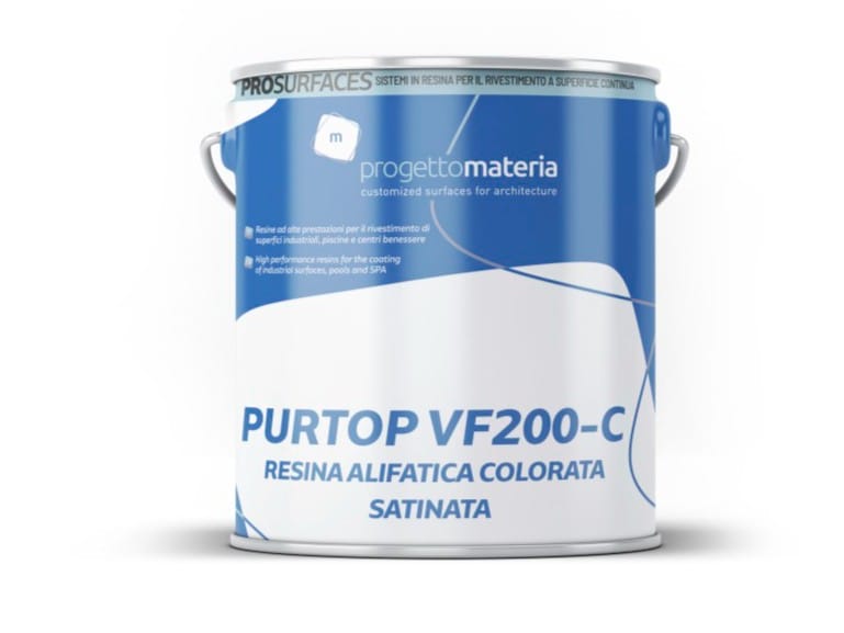 Атласная цветная алифатическая смола Progettomateria PURTOP VF200-C ARCH-00152185