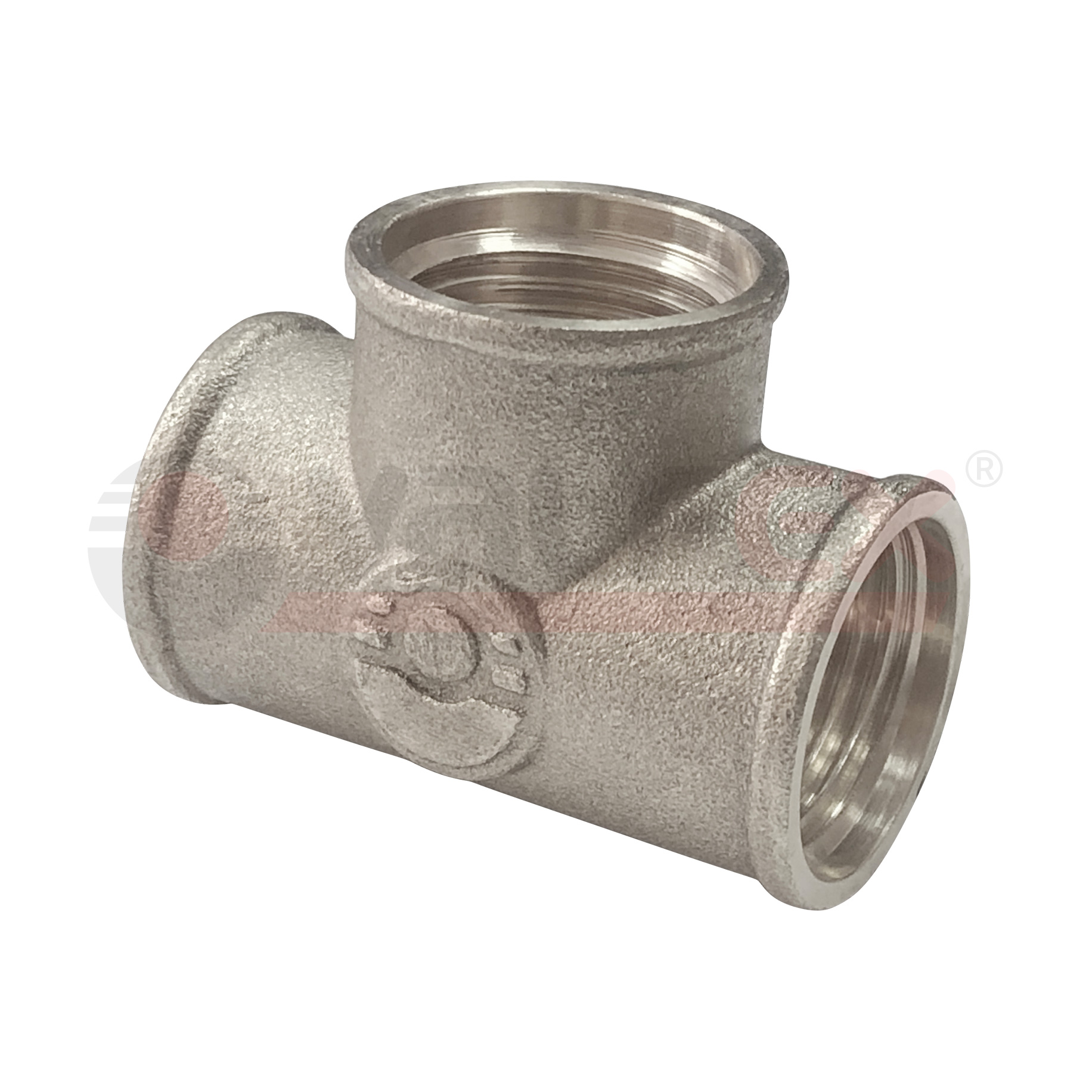 VF.130.N.034 Valfex Тройник с никелевым покрытием (внутр.-внутр.-внутр.) 