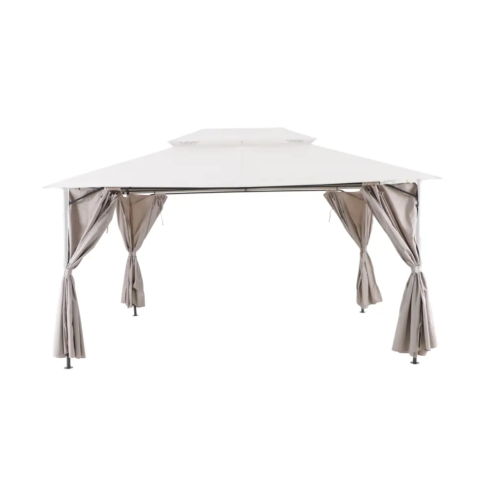 Шторы для павильона Oxis 3x4 м цвет серый/коричневый NATERIAL STLM-2029442