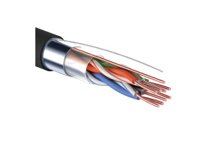 16312545 Кабель LAN MID FTP4-CAT5e OUT 305 м, черный MP F4PE305R_MIDMP CADENA