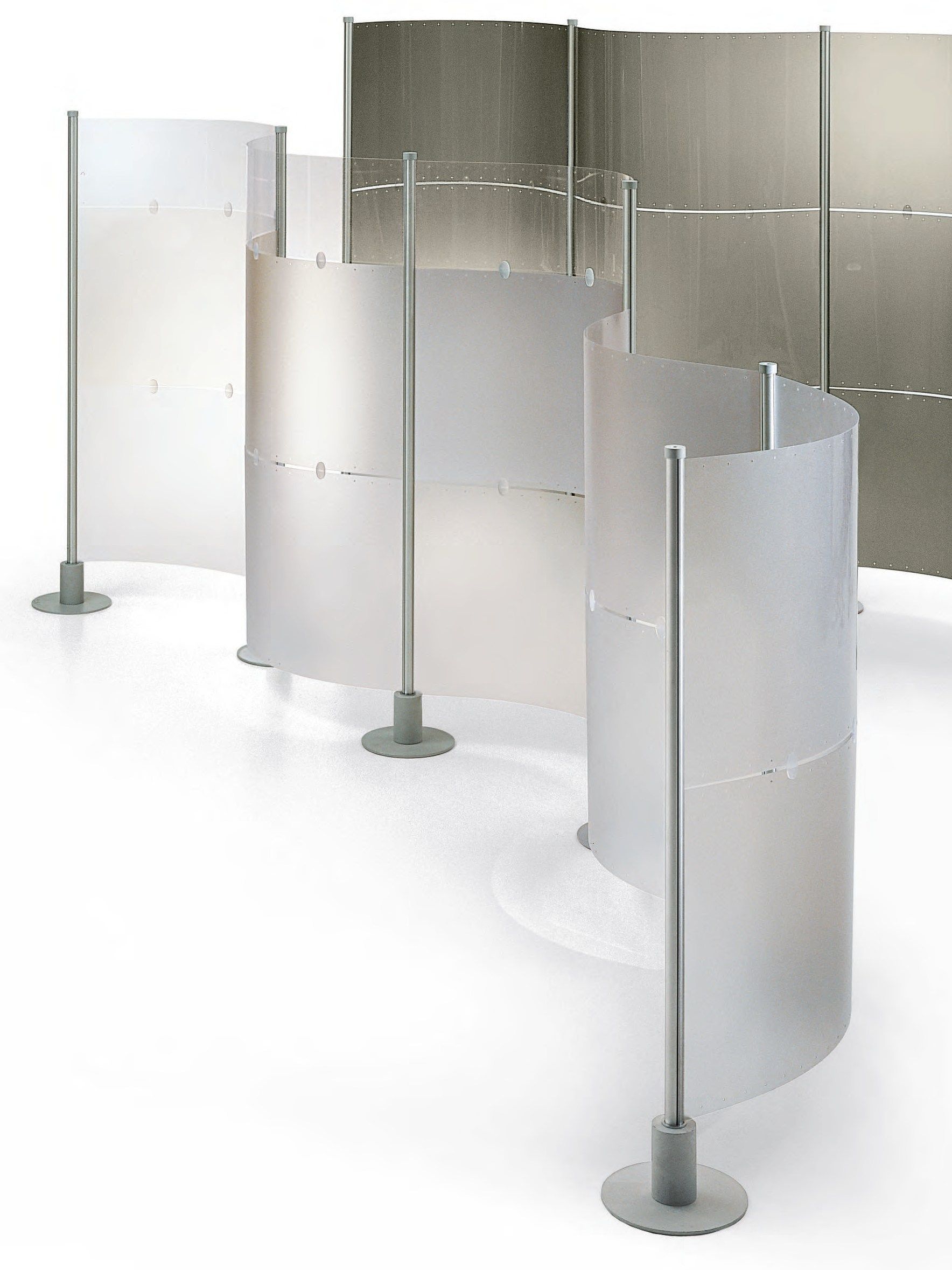 ПВХ модульная отдельно стоящая офисная перегородка Slalom ARCH-00039324 - Вид №19