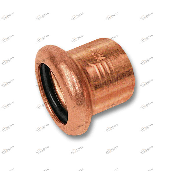 1630176 SANHA 6301 пресс-фитинг, медь, заглушка ВПр 76,1 мм 