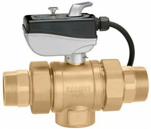 CALEFFI Трехходовой шаровой кран с электроприводом