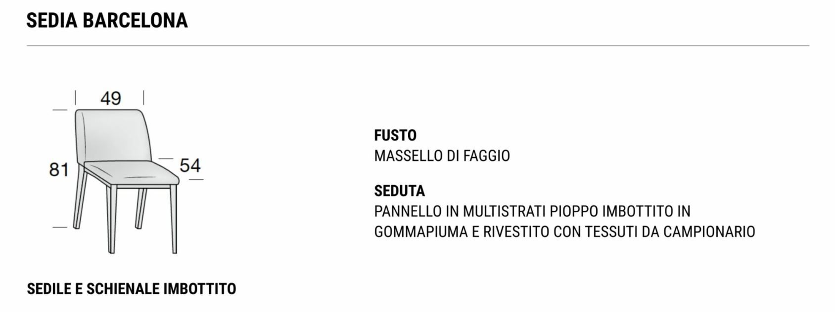 Мягкий стул из бука Modesign BARCELONA ARCH-00153166 - Вид №5