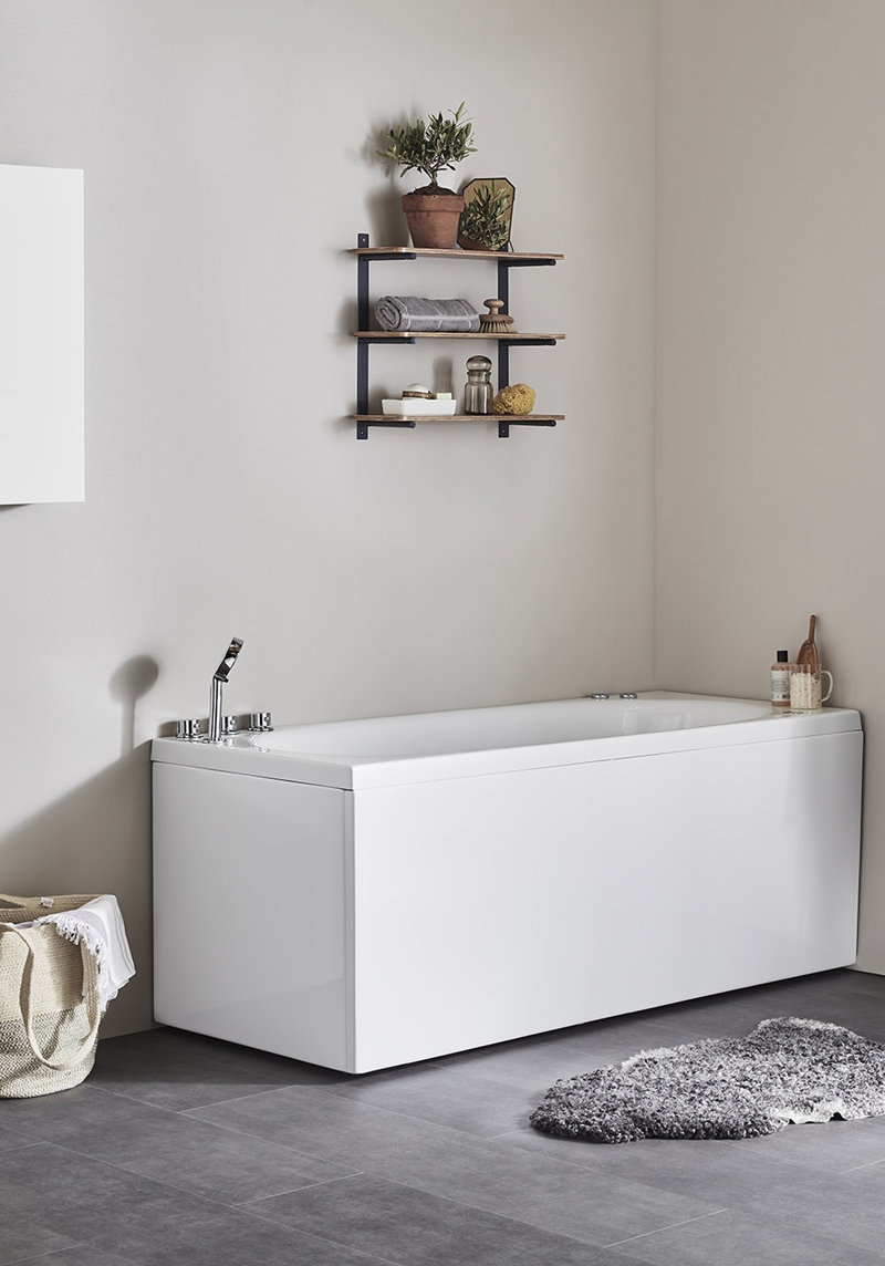 101 Массажная Ванна Relounge 150 Silver Left + Bl  Noro  Белый  - Вид №1