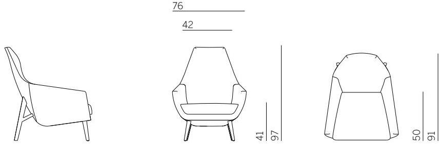Montis Кожаное кресло с подлокотниками Enzo sun-id-1499883 - Вид №4