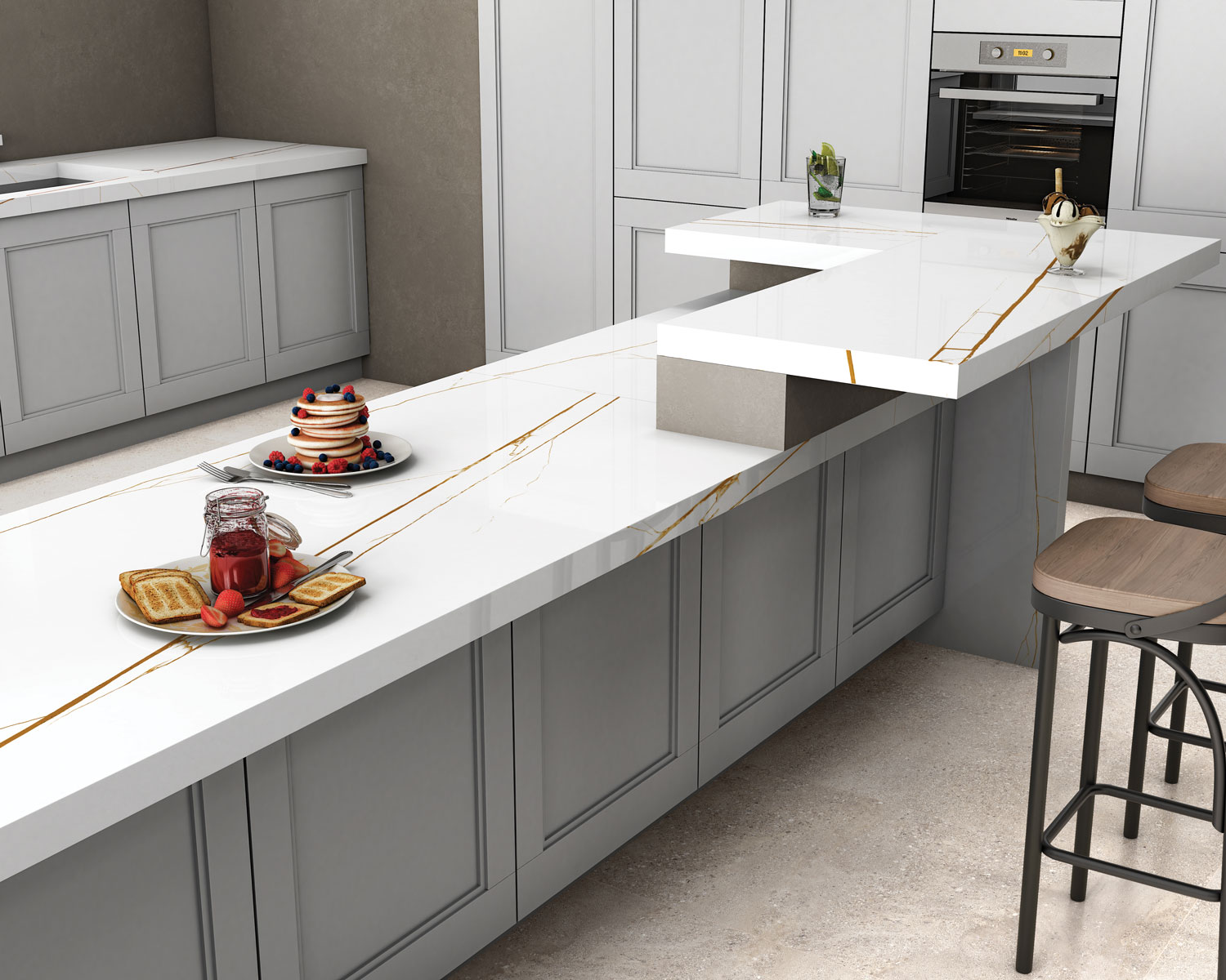 Бесконечная элегантность: керамический слэб STAROTECH STP-ST161 INCOLOR Double Polished - Вид №4