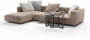 Flexform Модульный тканевый диван с шезлонгом Grandemare