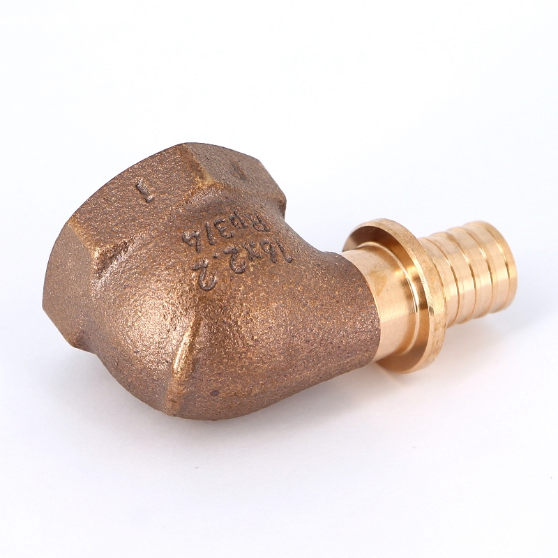 Угол надвижной В бронза REHAU 16x3/4" RX+ 456354 - Вид №2